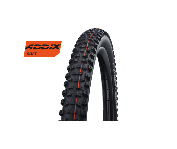 Cubierta Schwalbe Hans Dampf 26X2.35 Hs491 Evo Super Trail Tubeless Addix Soft Plegable Negro 60-559