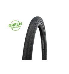 Cubierta Schwalbe Road Cruiser Plus 28X1.60 Hs484 Active Punctureg. Twinskin Rigida Negr Refl.42-622