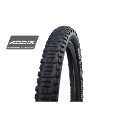 Cubierta Schwalbe Johnny Watts 27.5X2.35 Hs604 Perf Snakeskin Raceguard Addix Plegable Negro 60-584