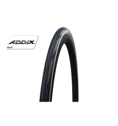 Cubierta Schwalbe Pro One 700X30C Hs493 Evo V-Guard Addix Race Tubeless Plegable Negr/Marr. 30-622