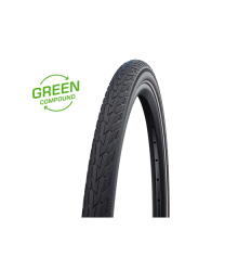 Cubierta Schwalbe Klassik 27X1 1/4 Hs159 Active Line K-Guard Twinskin Rigida Negro/Verde (28/32-630)