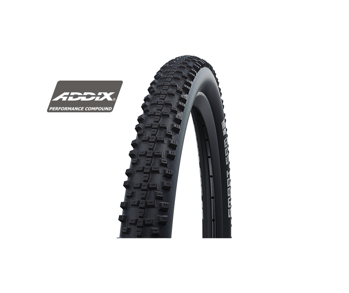Cubierta Schwalbe Smart Sam 27.5X2.80 Hs476 Performance Line Addix Plegable Negro 70-584