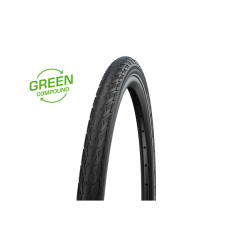 Cubierta Schwalbe Delta Cruiser Plus 26X1 3/8 Hs431 Active Twinskin Punctureguard Rigida Negr 37-590