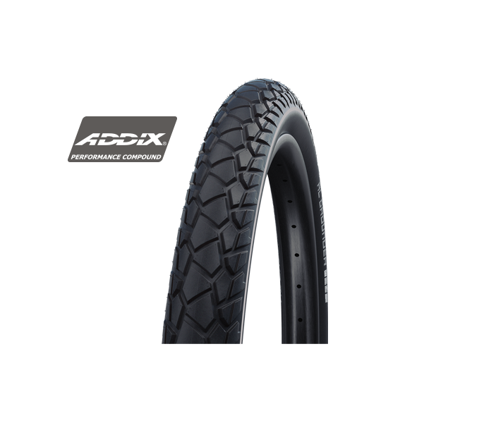 Cubierta Schwalbe Al Grounder 27.5X2.35 Hs611 Perf Dd Raceguard Addix Rigida Negro Reflect. 60-584