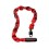 Cadena Antirrobo Kryptonite Keeper 785 Integrado Rojo