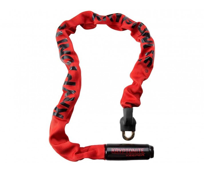 Cadena Antirrobo Kryptonite Keeper 785 Integrado Rojo