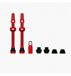 Juego Valvulas Muc-Off V2 Tubeless 44 Mm Rojo