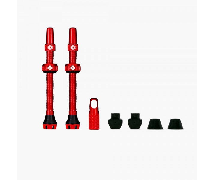 Juego Valvulas Muc-Off V2 Tubeless 44 Mm Rojo