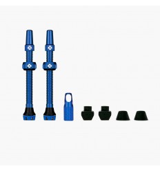 Juego Valvulas Muc-Off V2 Tubeless 60 Mm Azul