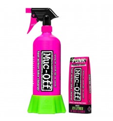 Kit Limpiador Bici Muc-Off Punk Powder + Botella ""For Life"" (4 Unidades)""