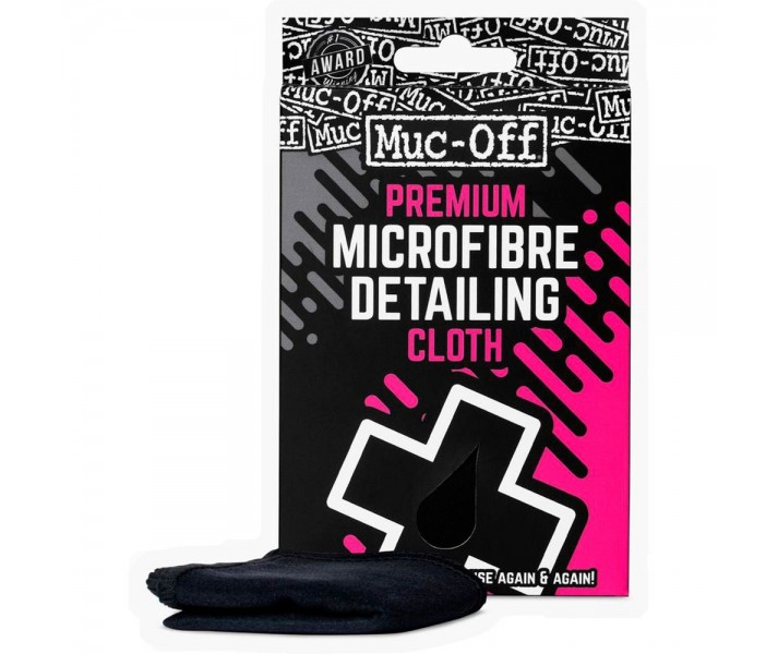 Paño Muc-Off Limpieza Casco/Visera Microfibra Negro