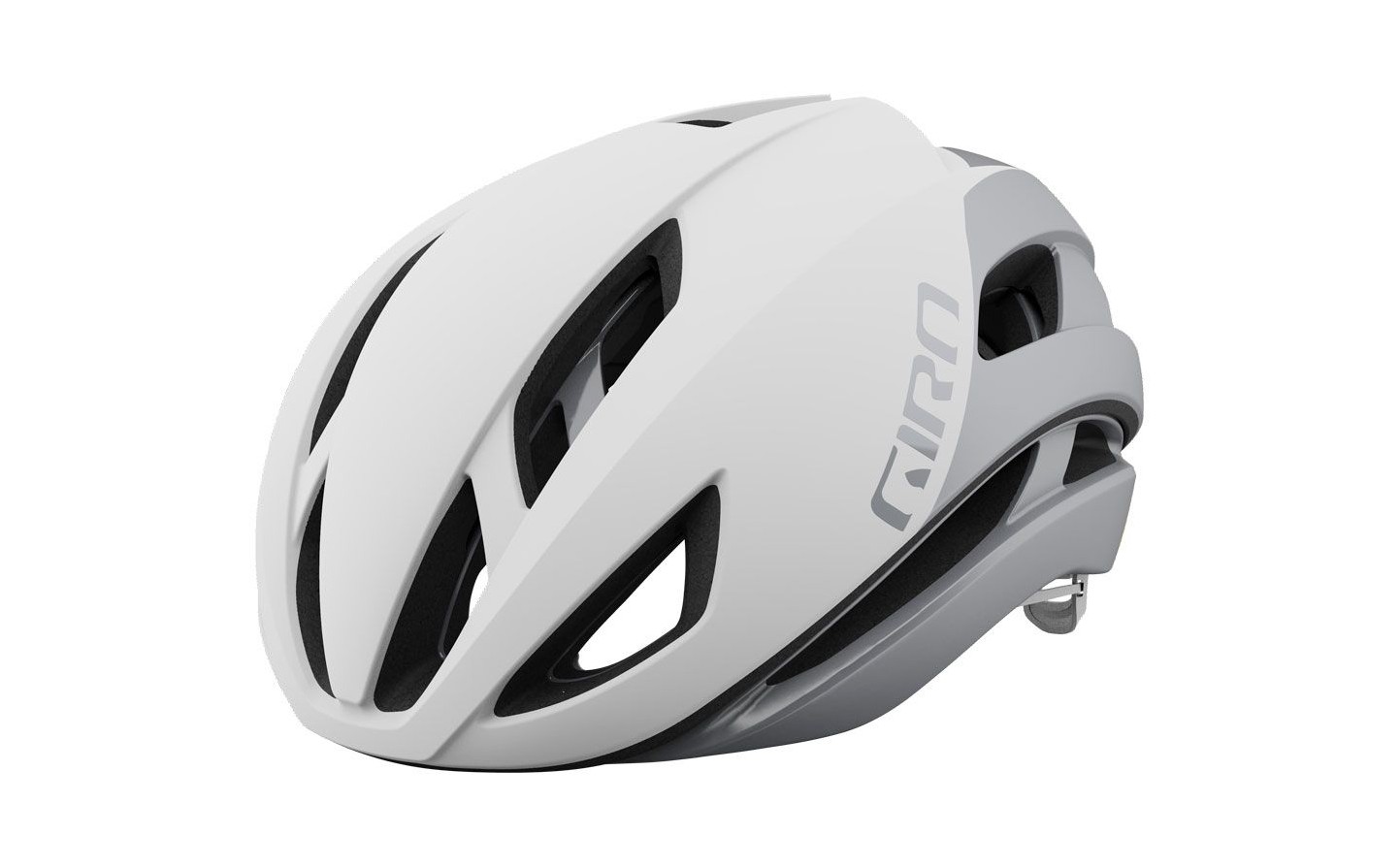 Casco de ciclismo unisex con luz trasera blanco mate