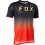Camiseta Fox Técnica Flexair Negro Rojo |29559-110|