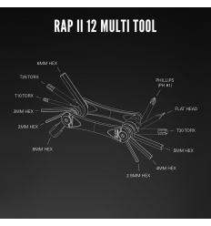 Multiherramientas Lezyne Rap II 12