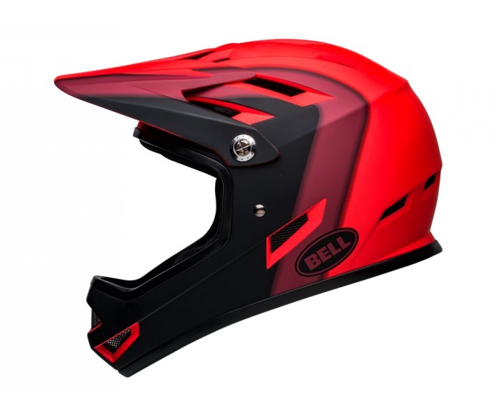 Casco Bell Sanction Rojo/Negro Mate