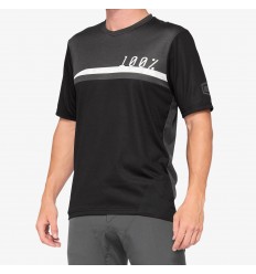 Camiseta 100% Airmatic Negro/Charcoal