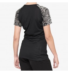 Camiseta Mujer 100% Airmatic Negro Python