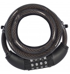 Cable Antirrobo OXC CombiCoil10 Negro 10x1500mm