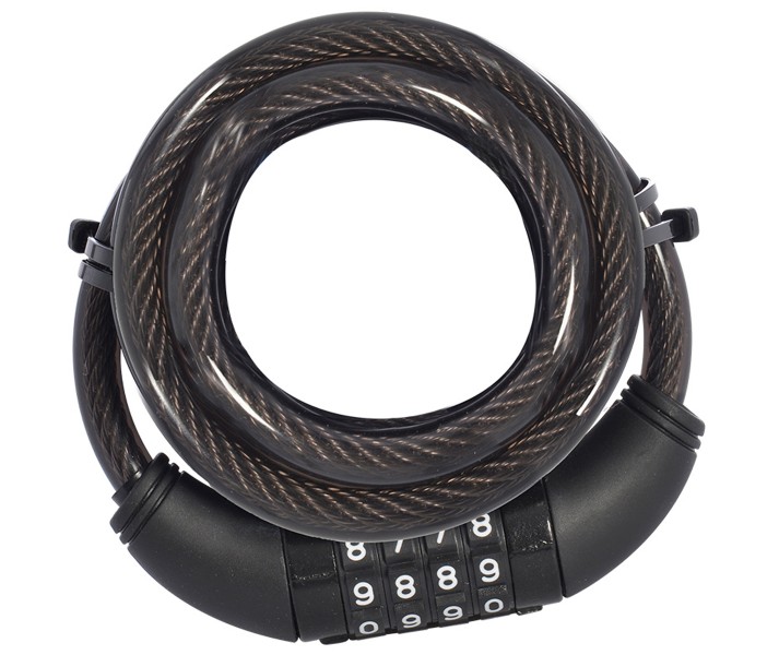 Cable Antirrobo OXC CombiCoil10 Negro 10x1500mm