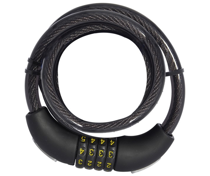 Cable Antirrobo OXC CombiCoil12 Negro 1.5x12mm