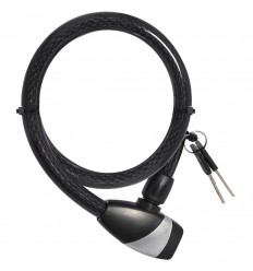 Cable Antirrobo OXC Hoop 15 Negro 0.8mx15mm