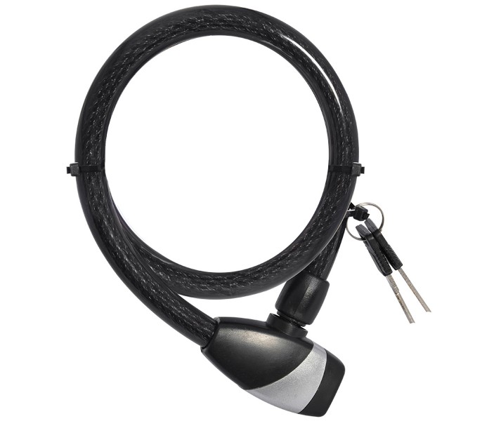 Cable Antirrobo OXC Hoop 15 Negro 0.8mx15mm