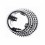 Plato Fsa Dh Pro 38 Dientes 104 Bcd 4 Agujeros 3 Mm Offset 9V Aluminio Negro/Plata
