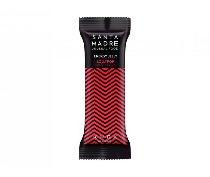 Caja Barritas Gominola Santa Madre Cafeina Sabor Piruleta 30x45g