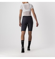 Short Castelli Unlimited Baggy Mujer Negro