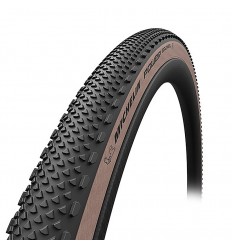 Cubierta Michelin Power Gravel 700X47C Competition Line Tubeless Ready Plegable Negro/Marron 47-622