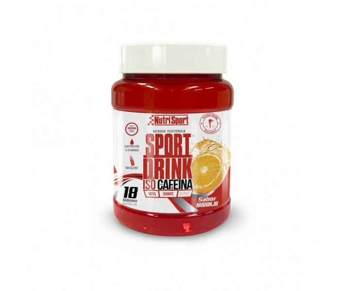 Bebida Nutrisport Sportdrink Cafeína (Bote De 990 G) Sabor Naranja