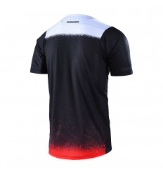 Camiseta Troy Lee Skyline Air Ss Sram Negro / Rojo