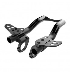 Extensiones Deda Aerobar Superzero Clip-On Aluminio 200mm Negro