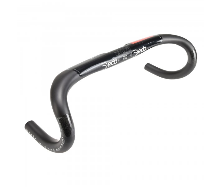 Manillar Deda SuperZero DCR Aero Di2 31.7mm Carbono Negro/Blanco