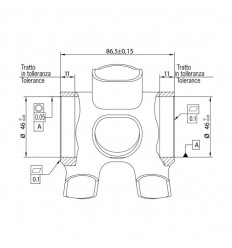 Cartucho Pedalier Miche Evo Max 86.5x46 BB86 PF 24mm