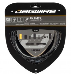 Kit Cables/Fundas Cambio Jagwire Aluminio Plata