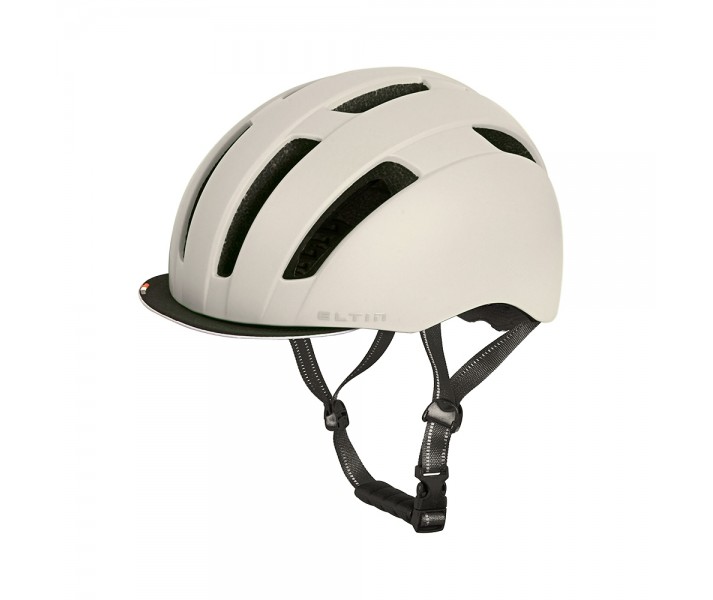 Casco Eltin De Bici Urbana Bliss Blanco Roto Mate