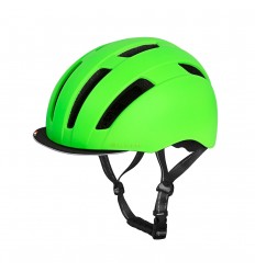 Casco Eltin De Bici Urbana Bliss Verde Flúor Mate