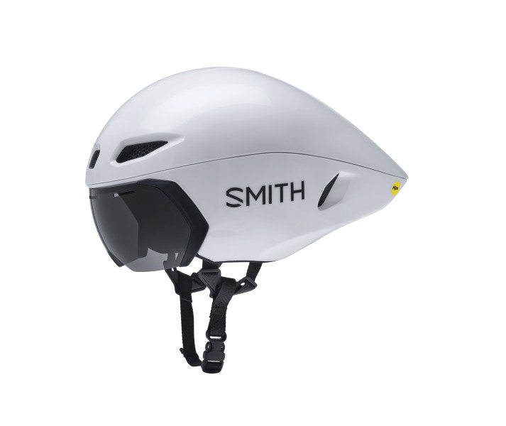 Casco Smith Jetstream TT Blanco Mate