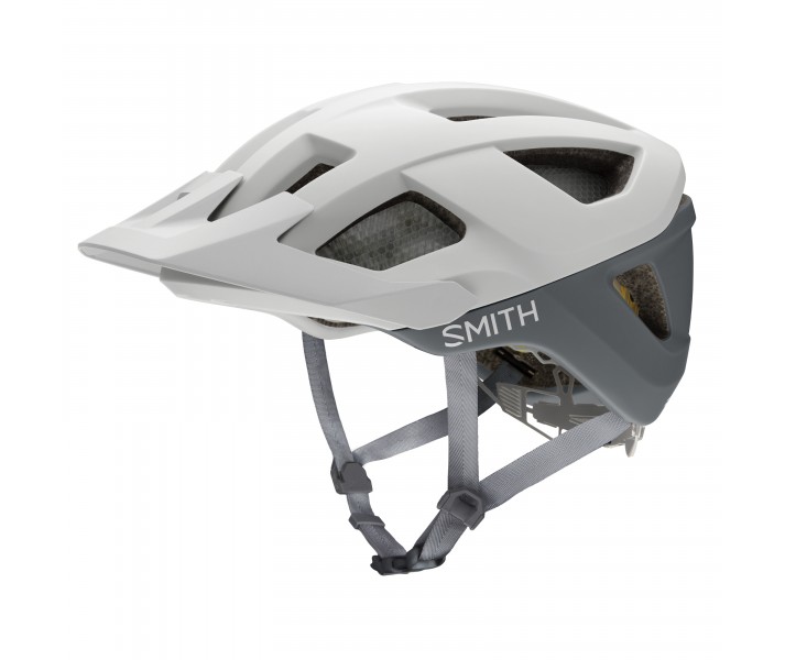 Casco Smith Session Mips Blanco Cemento Mate