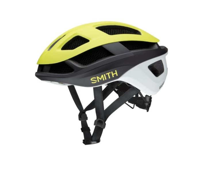 Casco Smith Trace Mips Amarillo/Negro/Blanco Mate