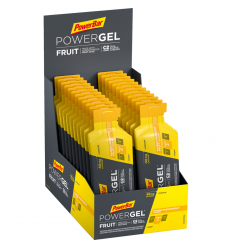 Caja Geles PowerBar PowerGel Fruit Mango Fruta De La Pasión 24 ud * 41 gr