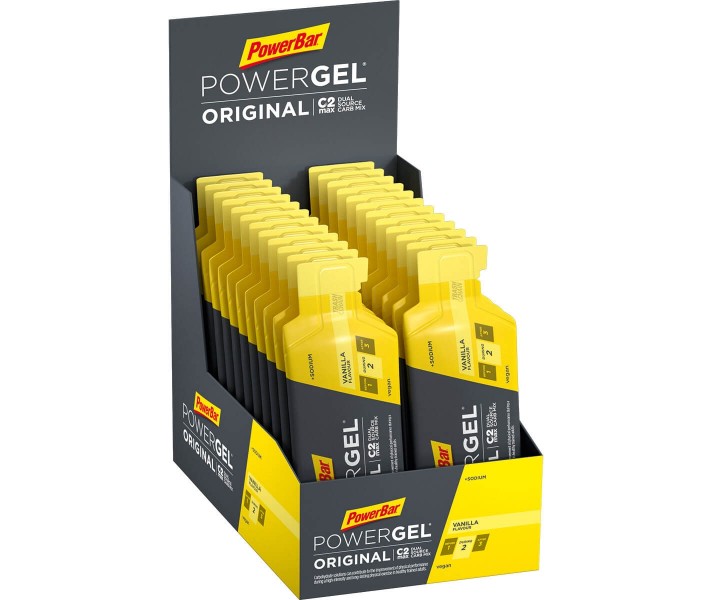 Caja Geles PowerBar PowerGel Original Vainilla 24 ud * 41 gr