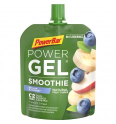 Caja Geles PowerBar PowerGel Smoothies Plátano Arándano 16 ud * 90 gr