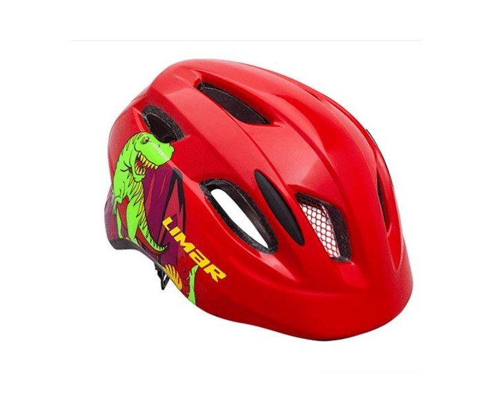 Casco Limar Kids Pro Rojo Dinosaurio S