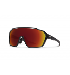 Gafas Smith Shift Negro Lente Rojo Espejo