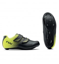 Zapatillas Northwave Core Junior Negro/Amarillo Fluor