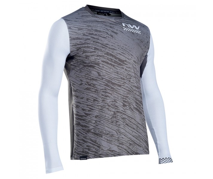 Maillot Northwave M/L Bomb Forest-Gris