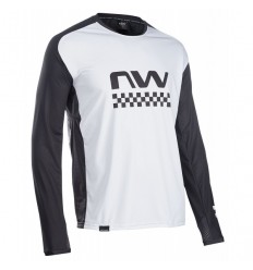 Maillot Northwave M/L Edge Gris-Negro