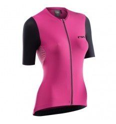 Maillot Northwave M/C Extreme Mujer Rosa-Negro
